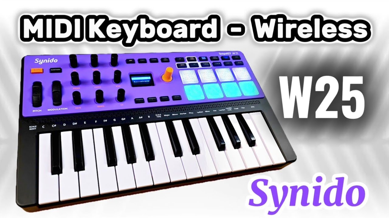 Обзор/пошаговое руководство по использованию клавиатуры Synido TempoKey W25 Midi