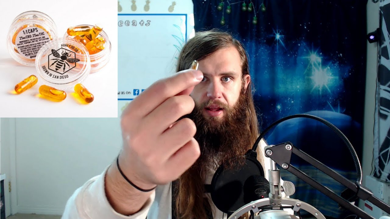 Marijuana Edible Review: Honey Oil Capsules 250 mg