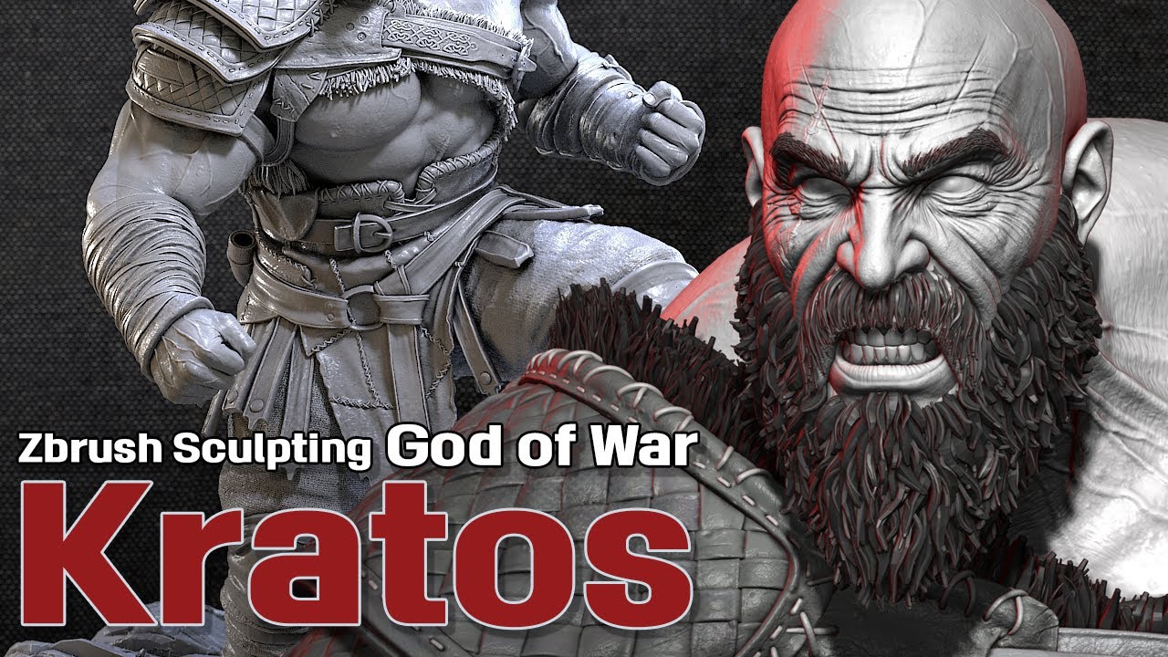 Sculpting Kratos | God of War Ragnarok | Zbrush Timelapse