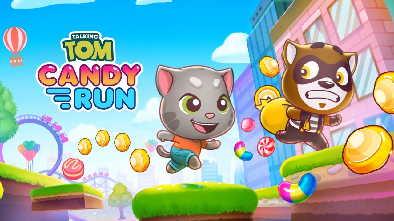 Talking Tom Candy Run Gameplay Walkthrough Part 1
