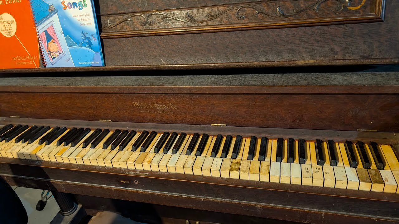 Chopin on a REALLY old piano 