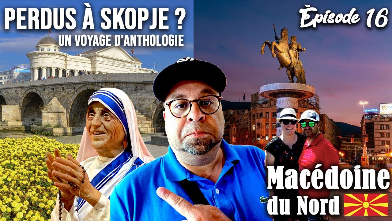 Ultime visite de Skopje, lieu de naissance de mère Teresa. Plus un arrêt au site antique de Stobi !