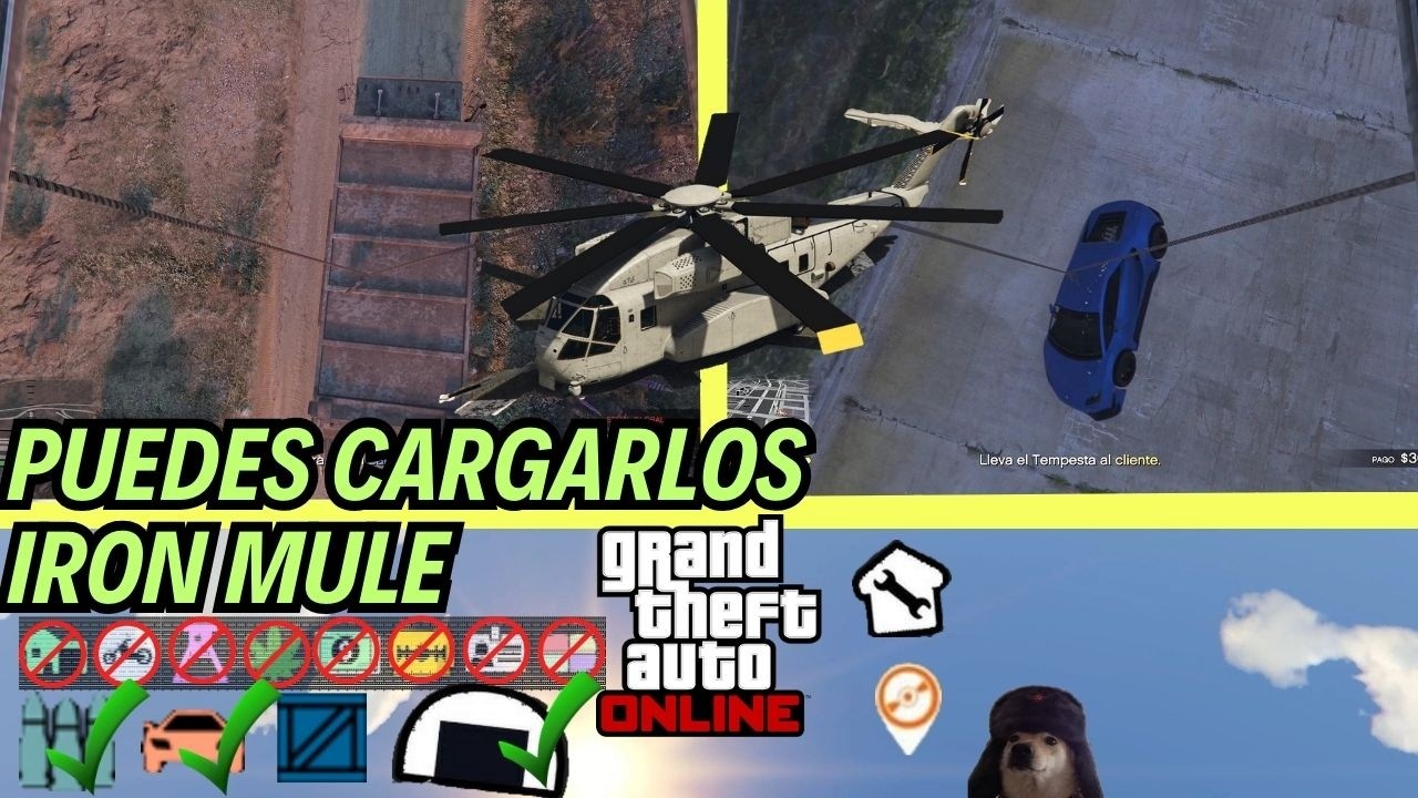 🛻 ¡Los VEHÍCULOS que puedes CARGAR con el IRON MULE en GTA 5 Online! 🚚 Descúbrelo aquí!