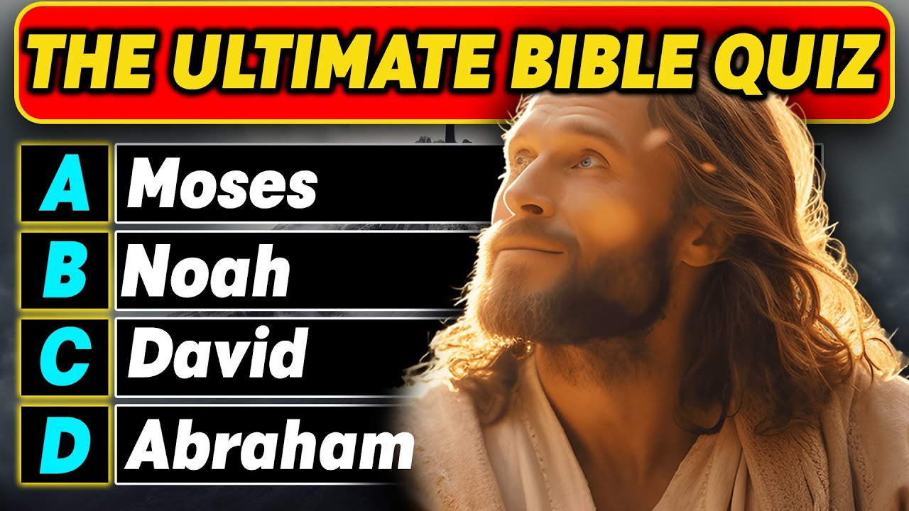 72 BIBLE Questions to TEST your Bible Knowledge - God Quiz