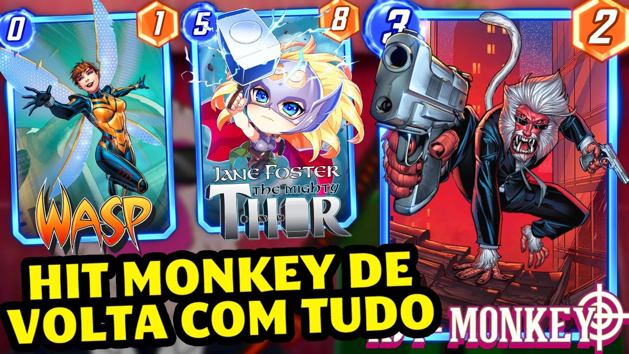 DESTRUINDO OS OPONENTES COM O MACACO: HIT MONKEY VOLTOU COM TUDO |Marvel Snap|