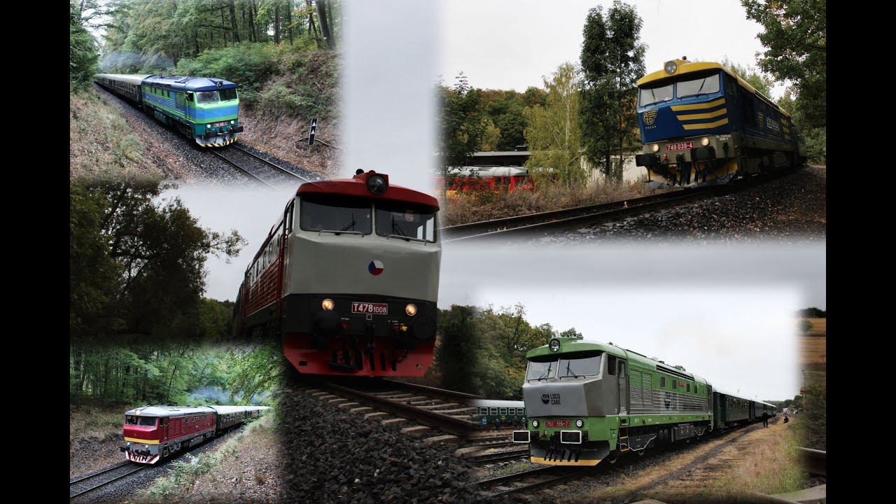 sraz lokomotiv ř. T478.1, T478.2 Lužn&aacute; u Rakovn&iacute;ka 2023
