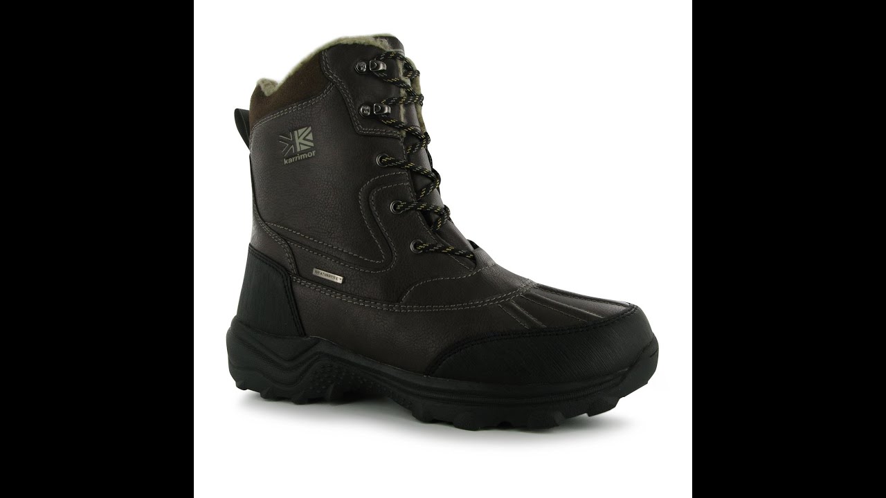 Обзор Зимние ботинки Karrimor Casual Mens Snow Boots