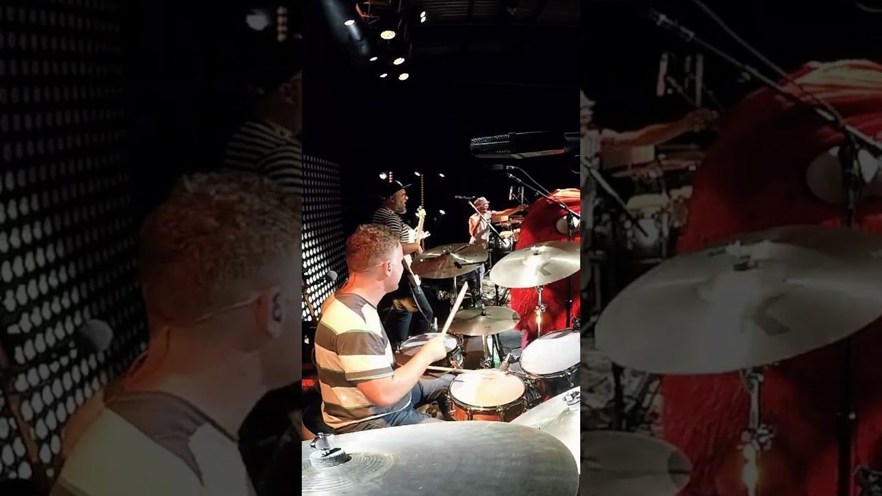 Caught in the act: Joy the Muppet twerking on the percussion rig 😬