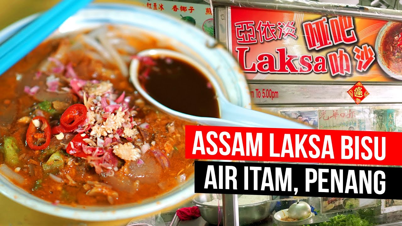 ASSAM LAKSA BISU | Air Itam, Penang | Jedzenie uliczne [bez wieprzowiny]