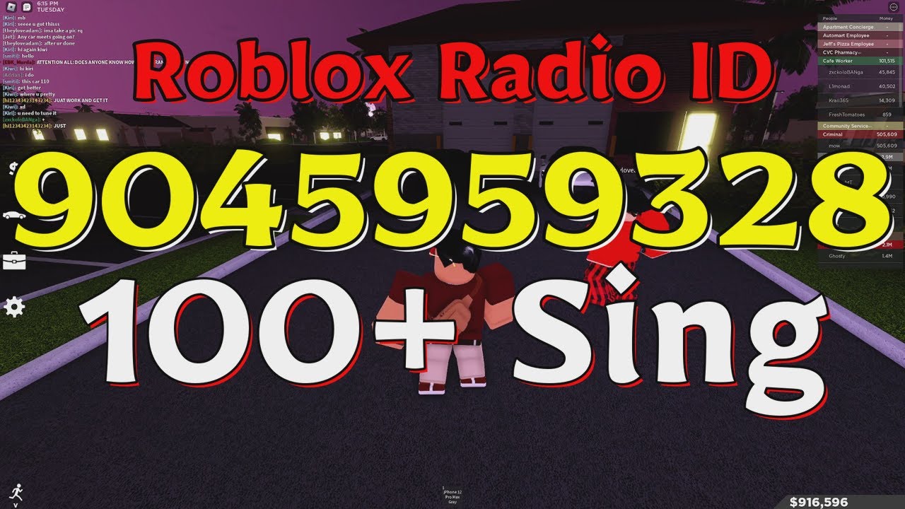 Sing Roblox Radio Codes/IDs