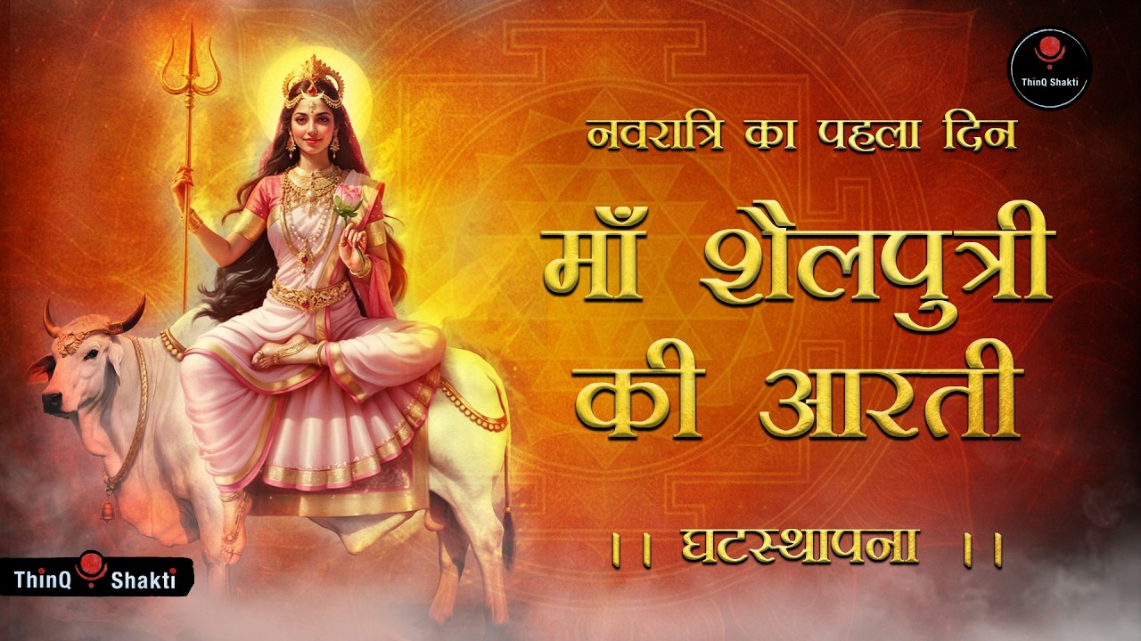Om Jai Shailputri Mata Aarti | माँ शैलपुत्री आरती | Navratri 2026 First Day Aarti