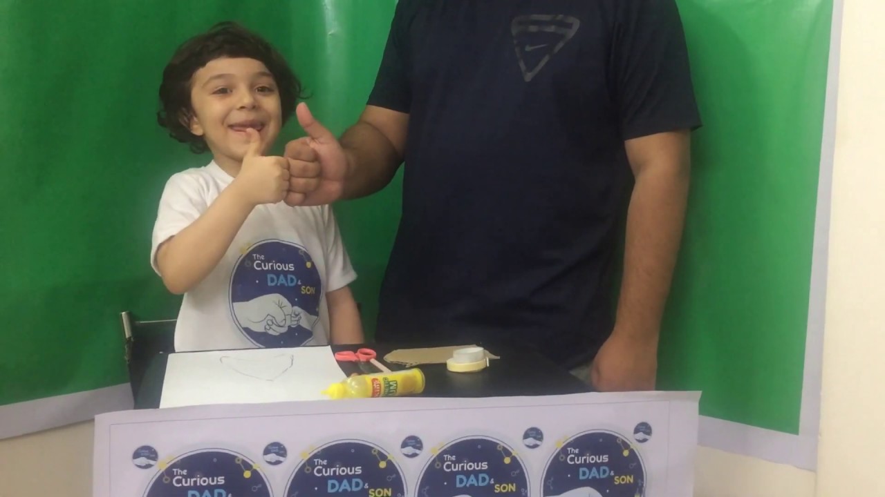 Air #Rocket - The Curious DAD & son #nasa #isro #lab #science