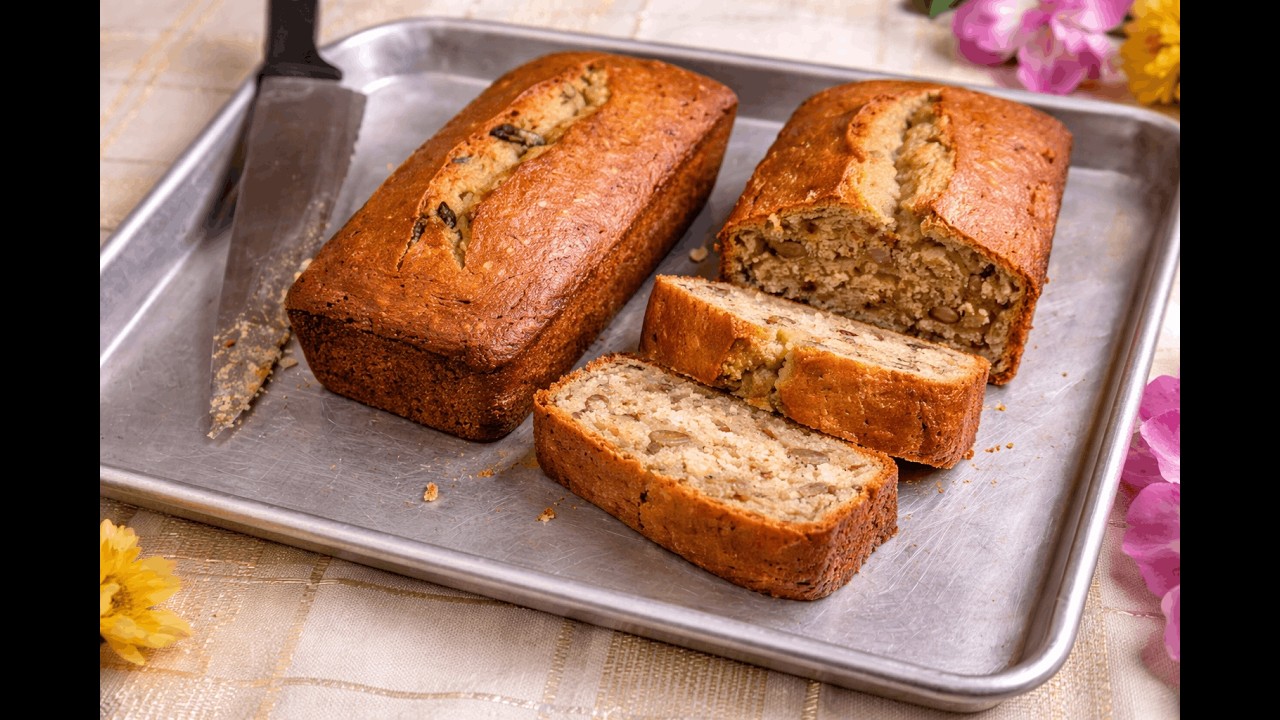 7 Minute Banana Bread That Comes Out PERFECT