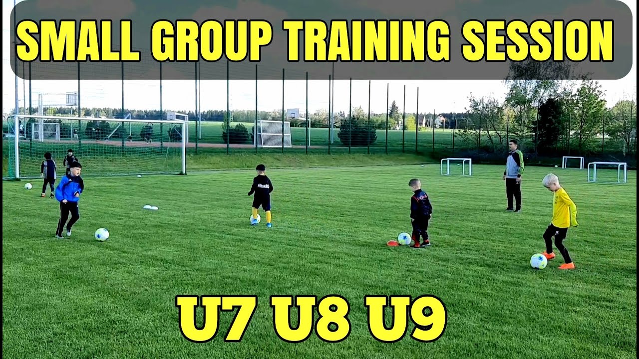 Small Group Training Session 👉 U7 U8 U9 ⚽️ Football/Soccer Training Ideas