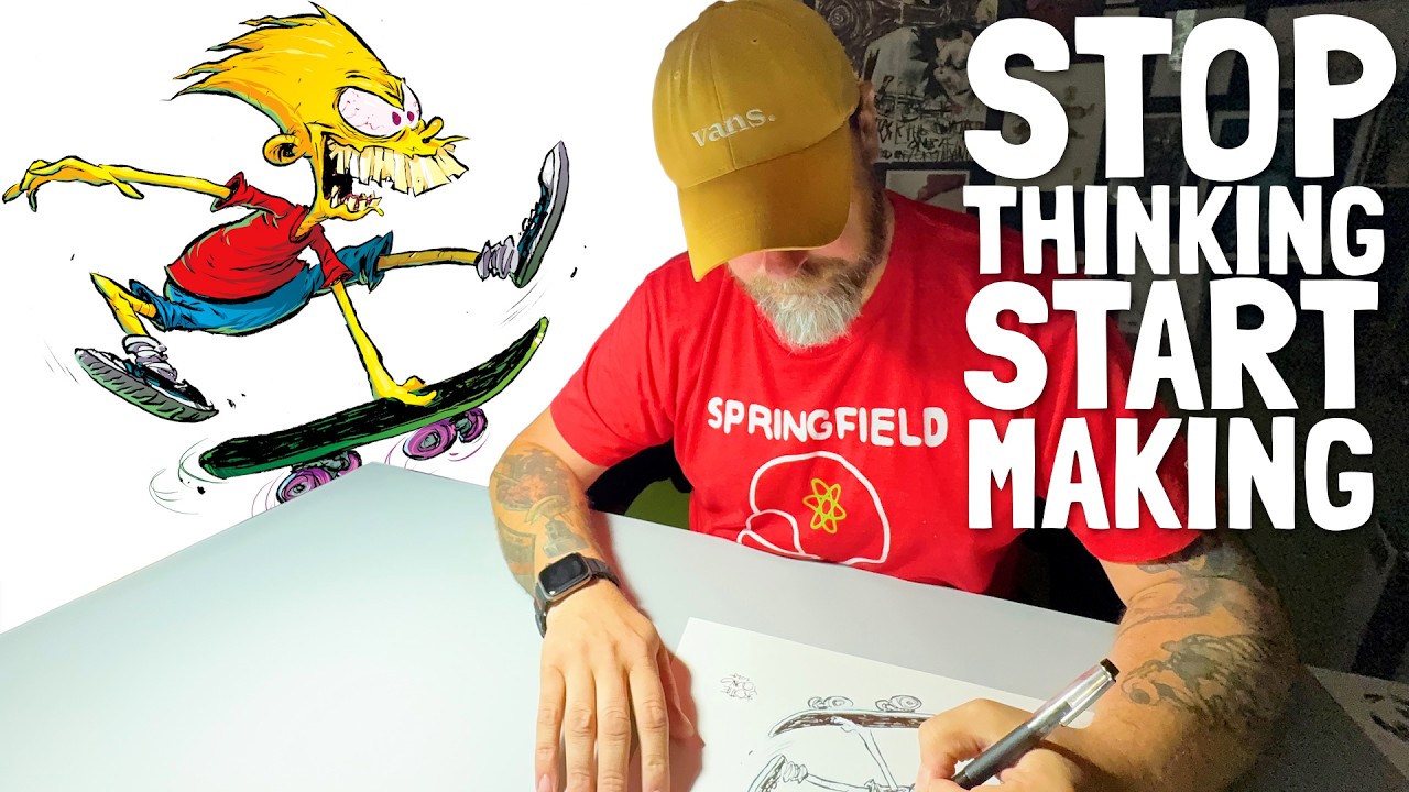 Inking Bart Simpson & How To Start Making!