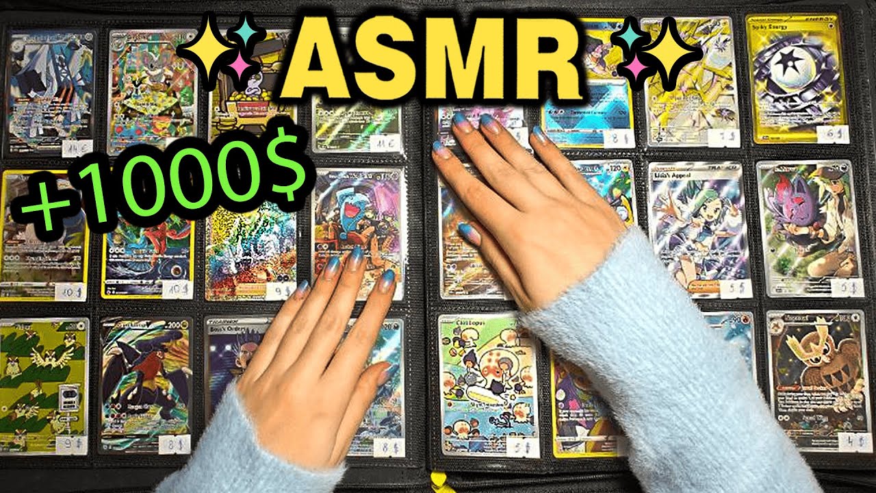 ASMR Showing My Rarest Pokémon Cards💰