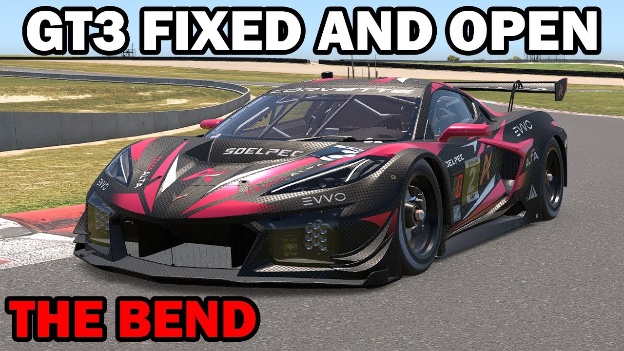 iRacing TOP SPLIT GT3 Fixed and Open at The Bend