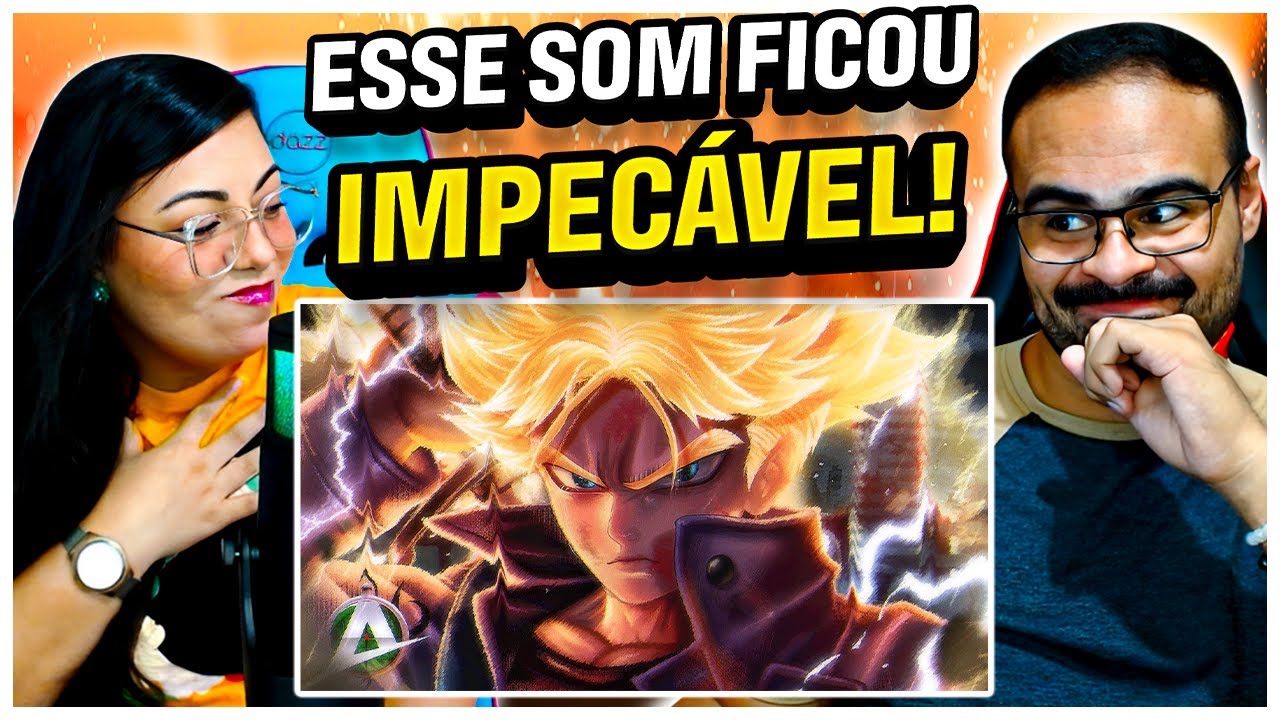 REACT ANIRAP | ♪ Mirai Trunks (Dragon Ball Z) | Última Luz do Futuro