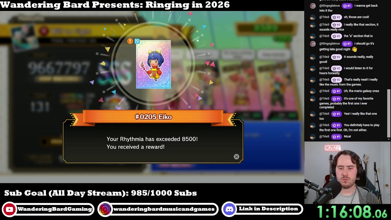 Sub Goal Stream: More Theatrhythm!