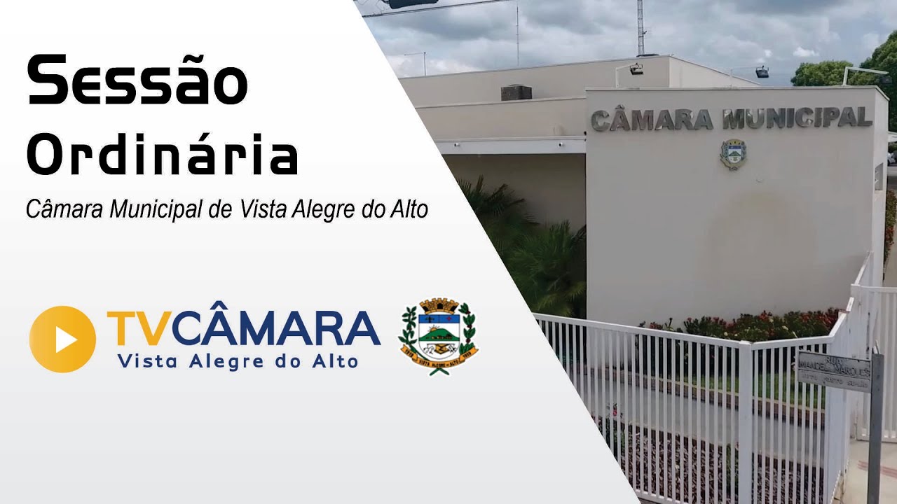 23ª Sessão Legislativa Ordinária da Câmara Municipal de Vista Alegre do Alto/SP