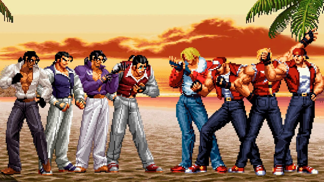 [KOF Mugen] Robert Garcia Team vs Terry Bogard Team