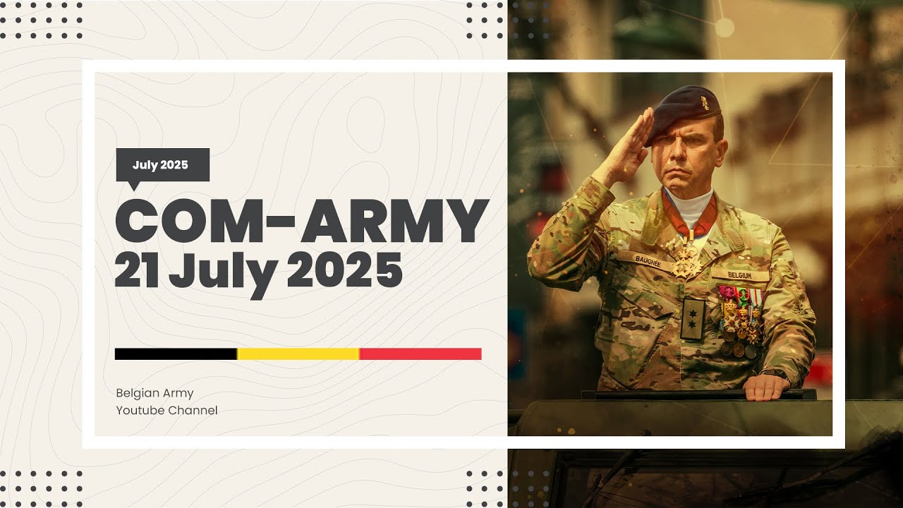 Celebrating July 21: A Message from Belgian Army Commander
