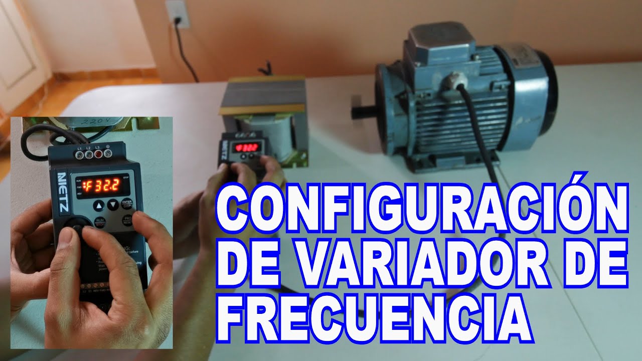 Configuración de Variador de Frecuencia Nietz NL1000-02R2G2