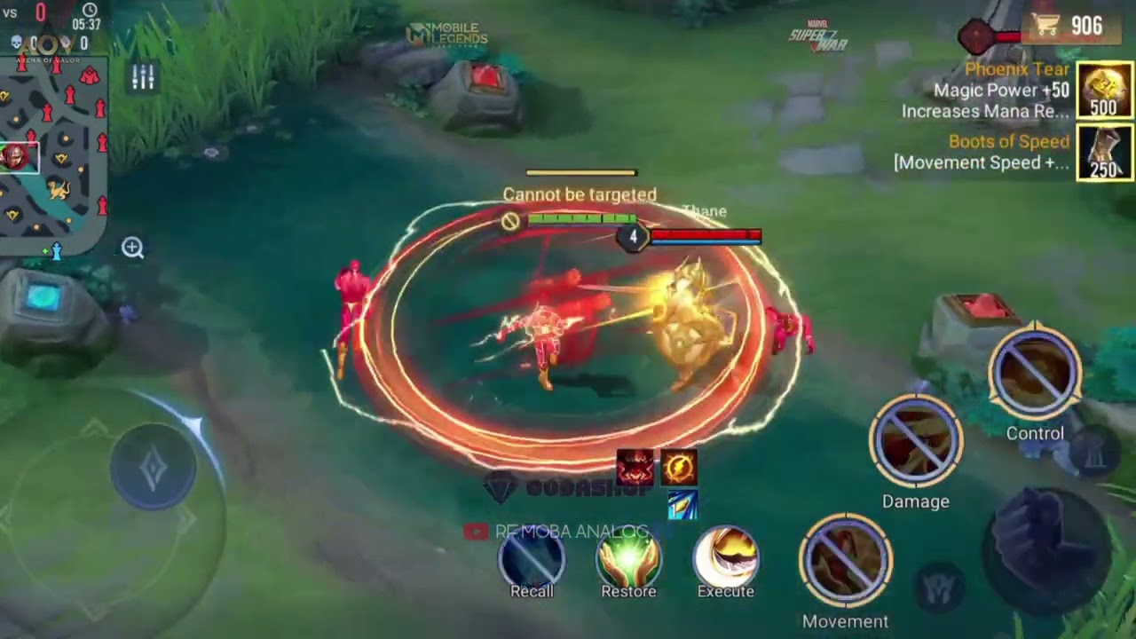 Joy MLBB VS The Flash AOV VS Quick SIlver MSW Hero Skill Effect Comparison 2022