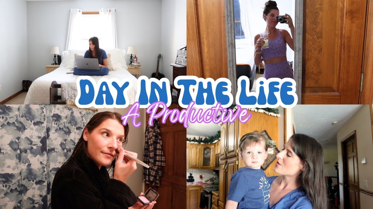 A VERY PRODUCTIVE DAY IN THE LIFE | STAY AT HOME✨WORKING✨MOM MOTIVATION💪