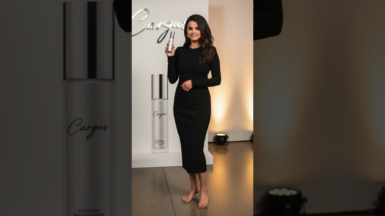 Selena Gomez Barefoot at Launch. 