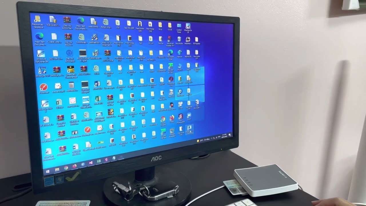 Demo đọc thẻ căn cước công dân gắn chip bằng đầu đọc thẻ chuyên dụng IDENTIV