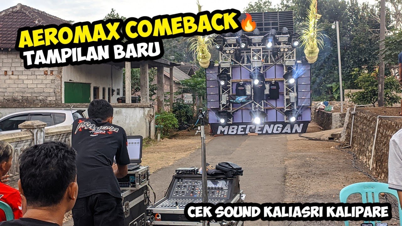 AEROMAX COMEBACK🔥, Mulai Dibunyikan middle nulup&sup2; Cek Sound Kaliasri Kalipare