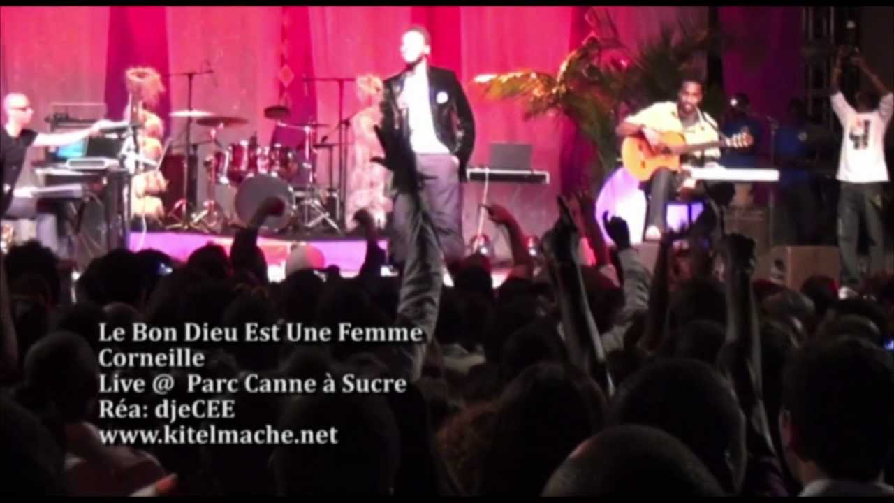 Corneille: Le Bon Dieu Est Une Femme, live @ Parc Canne à Sucre (www.kitelmache.net)