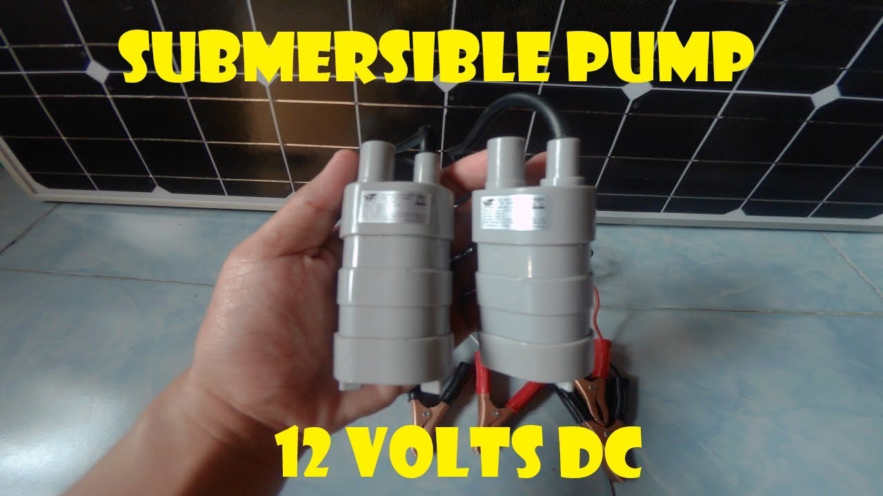 12v DC Submersible Water Pump for Fish Pond and Aquarium  - Unpacking and Testing