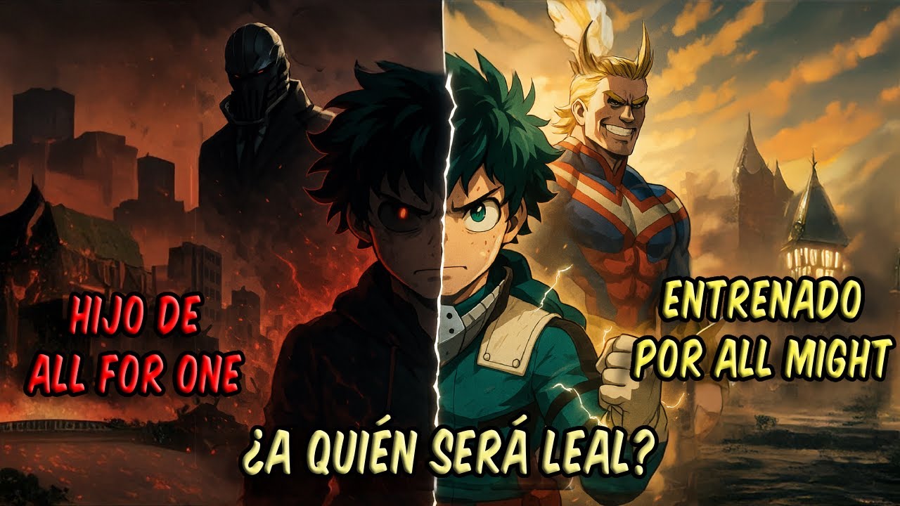 ¿QHPS Izuku es hijo de All For One y es entrenado por All Might? | Capítulos 1 al 3