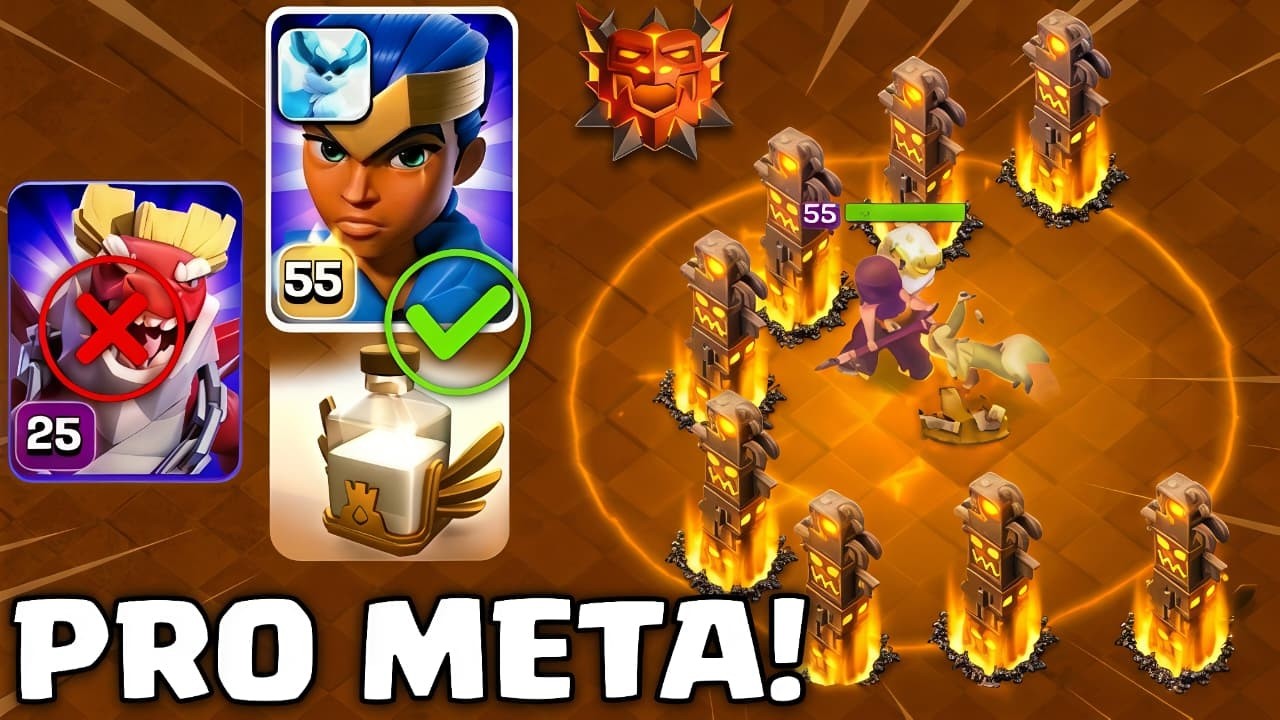 PRO META!😱🔥Root Rider + Thrower Attack with 2 Overgrowth Spells!🔥Crazy Strategy in Legend League