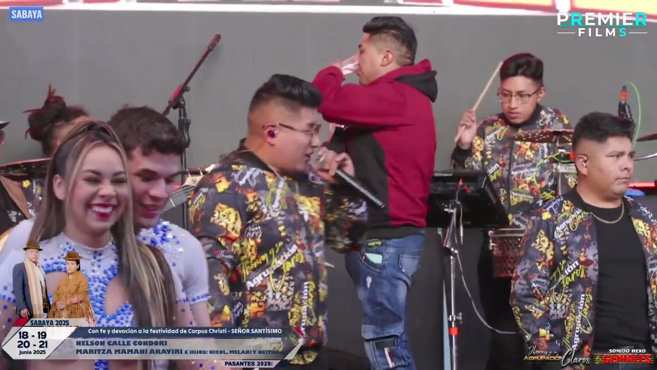 Jhonny y su Agrupación Claros en SABAYA en honor a Corpus Christi Señor Santísimo SABAYA 