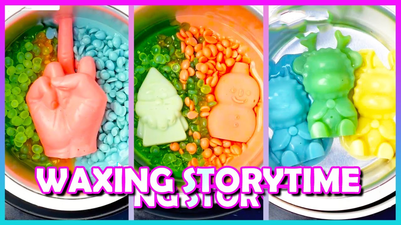 🌈✨ Satisfying Waxing Storytime ✨😲 