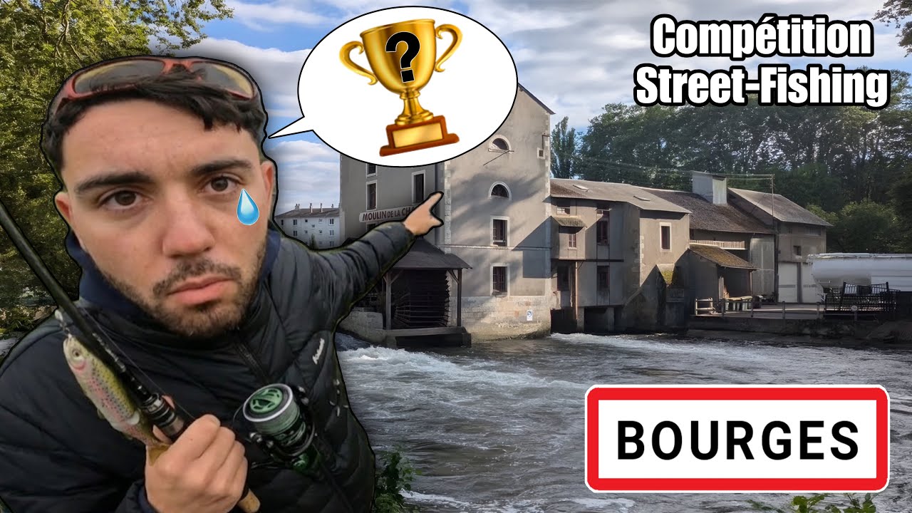 Cette COMPÉTITION de PÊCHE AU LEURRE démarre TRÈS MAL mais….Street Fishing de Bourges !