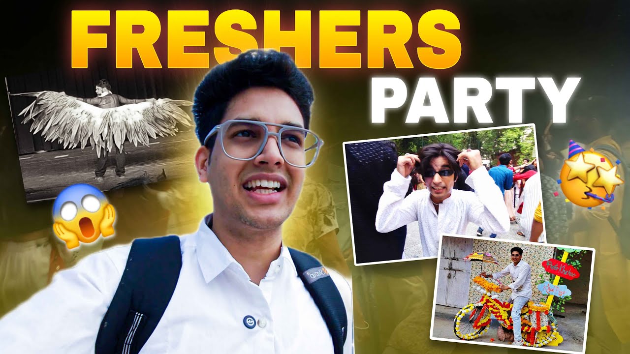 My First Vlog 😍 | Freshers Party | College Of Art | College Vlog
