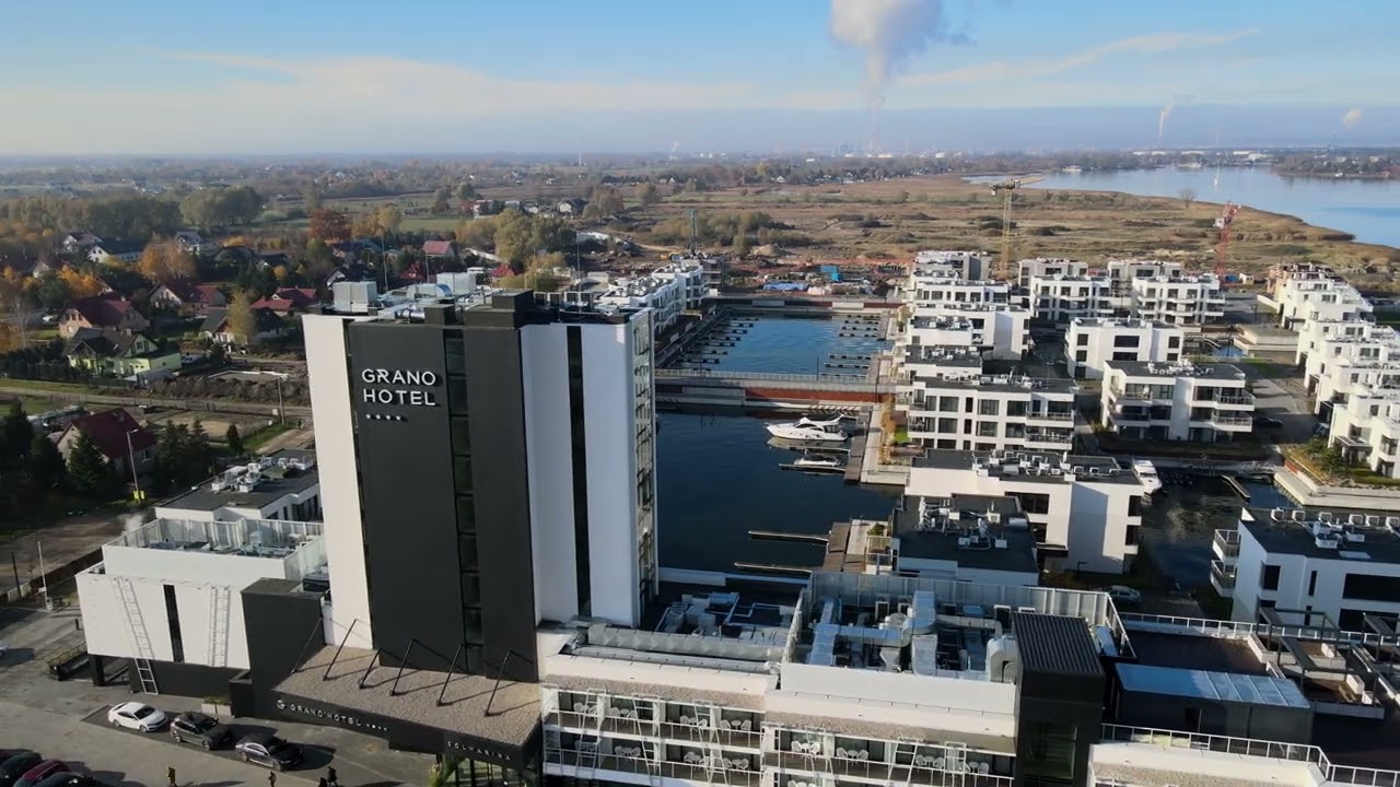GRANO HOTEL SOLMARINA - Gdańsk Sobieszewo | Zdjęcia z Drona #gdansk #djiair #4k
