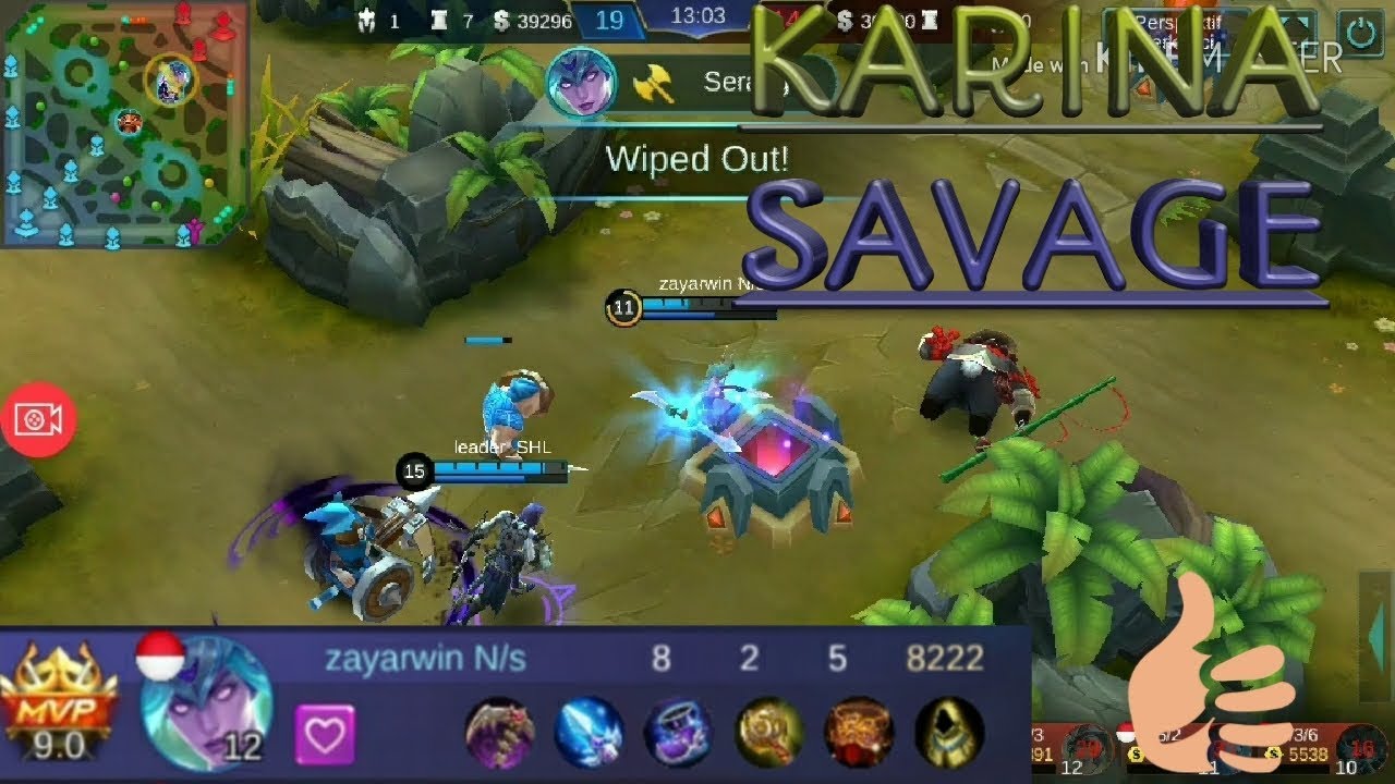 Build KARINA AUTO SAVAGE | Mobile Legend | Build SAVAGE |