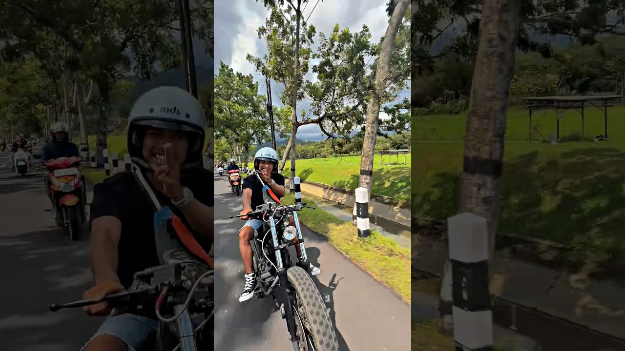 muter muter naik chopper 😎 