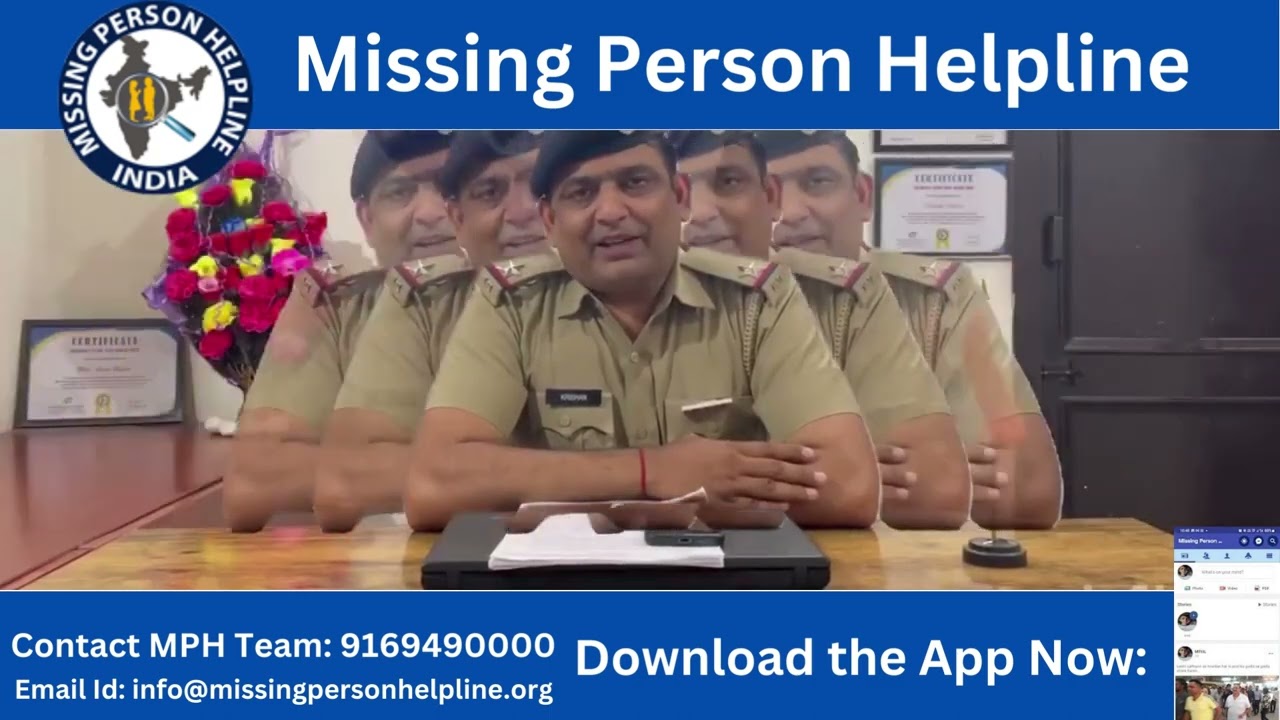 Missing Person Helpline Promotional Video (08/06/2023)