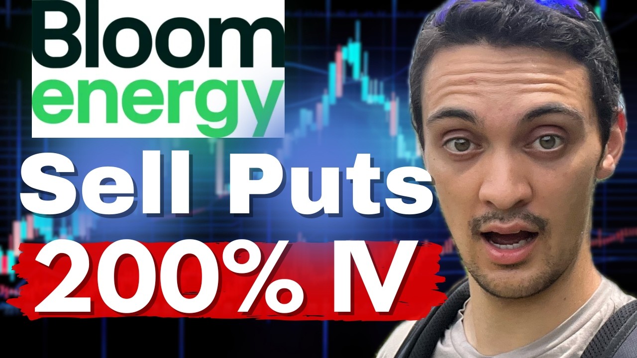 Как я торгую на основе отчета о прибыли Bloom Energy с помощью опционов и 200% волатильности.
