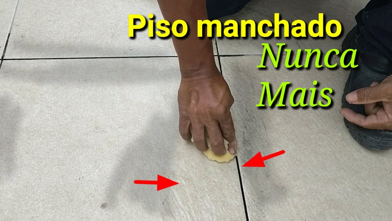 Remover manchas de rejunte usando produto caseiro!