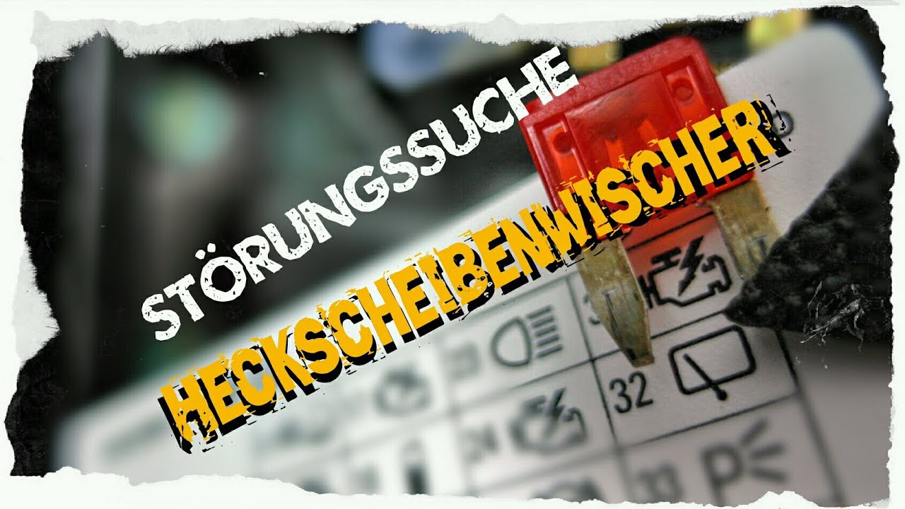 Ausfall Heckscheibenwischer beheben (Skoda Fabia)