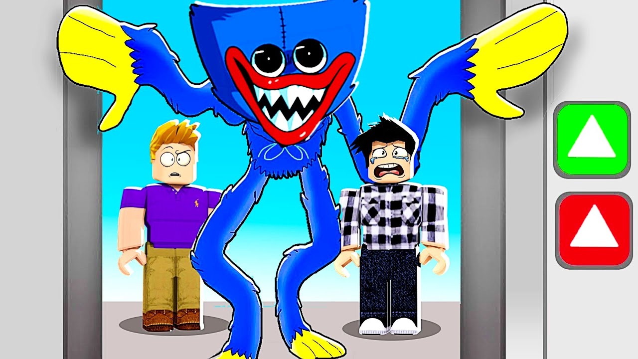L'ASCENSEUR de HUGGY WUGGY - Roblox Scary Elevator