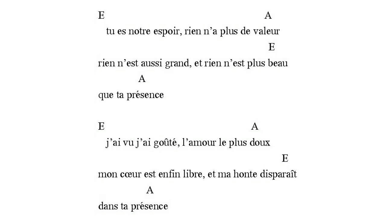 Saint-Esprit - Sandra Kouame (paroles & accords)