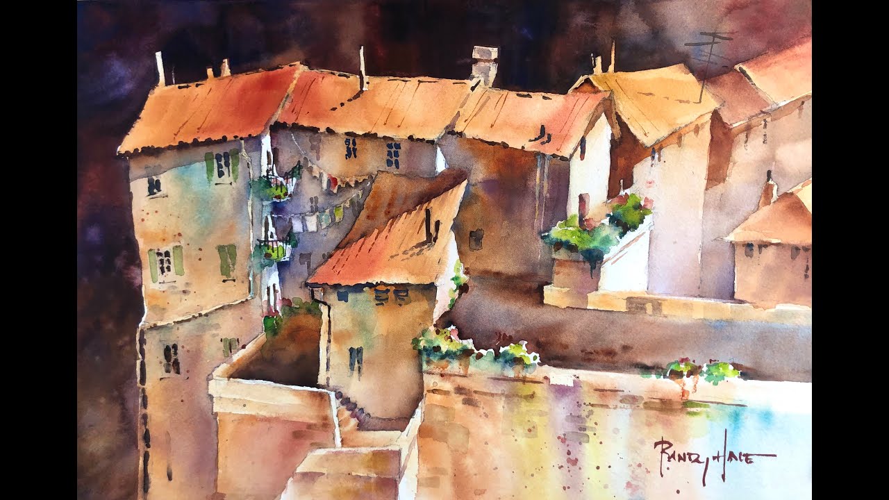 'Clay Rooftops and Stucco Façades': painting in watercolour with Randy Hale